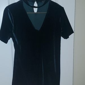 Green Velvet Top
